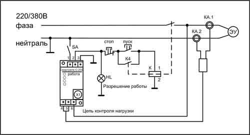 Реле контроля нагрузки С-200